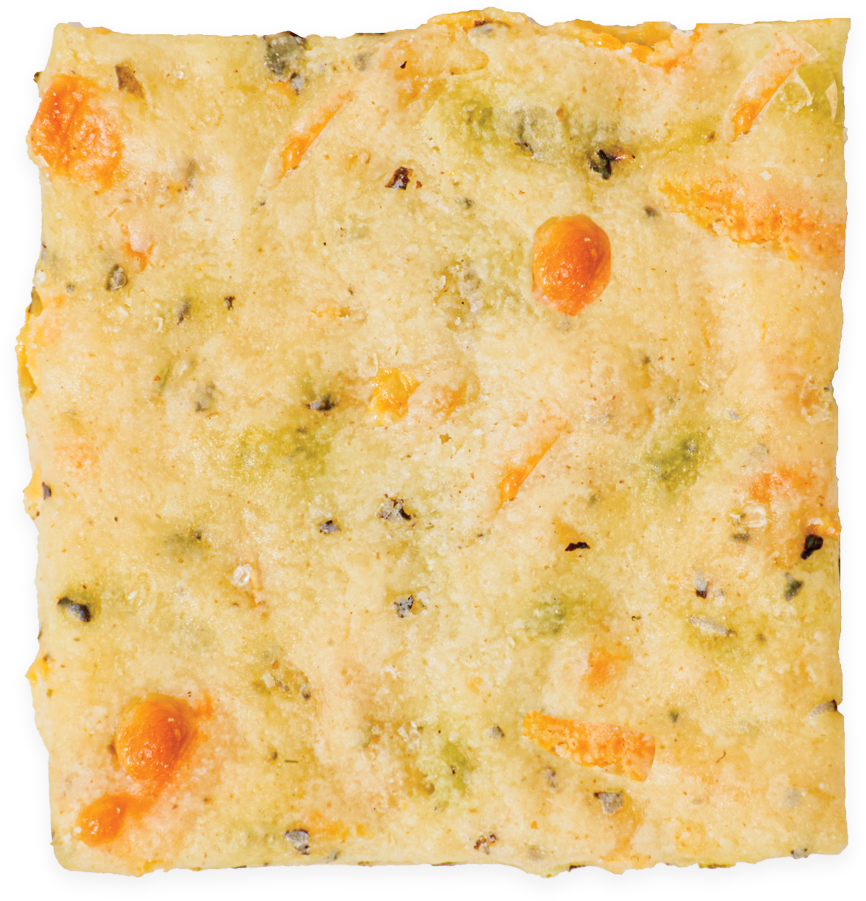Parmesan & Herb Sourdough Crackers